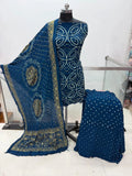 Premium Jamnagar Bandhani Suit Set with Designer Dupatta